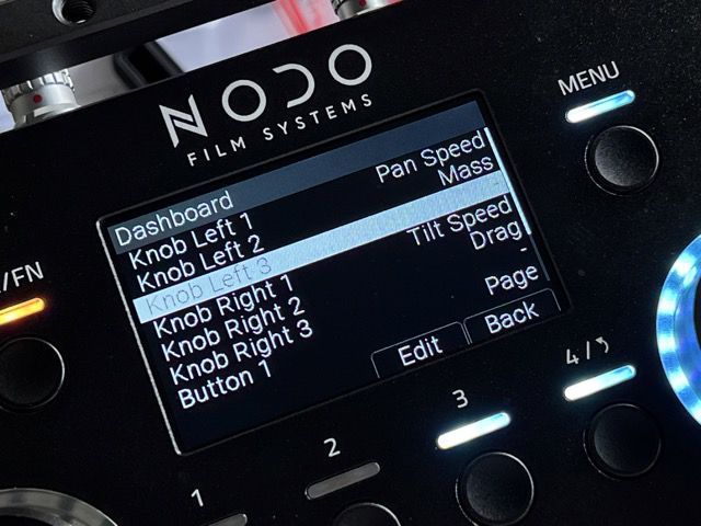 Knob settings